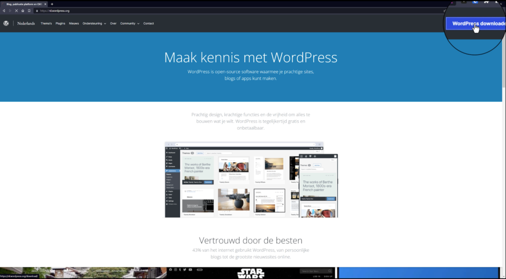 met wordpress website maken