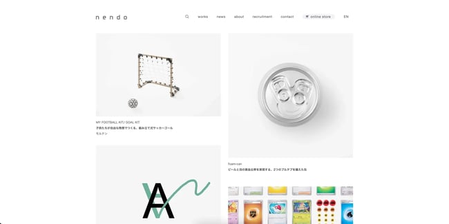 minimalistisch webdesign