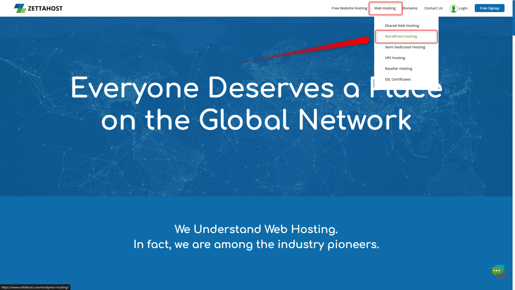 free webhosting wordpress