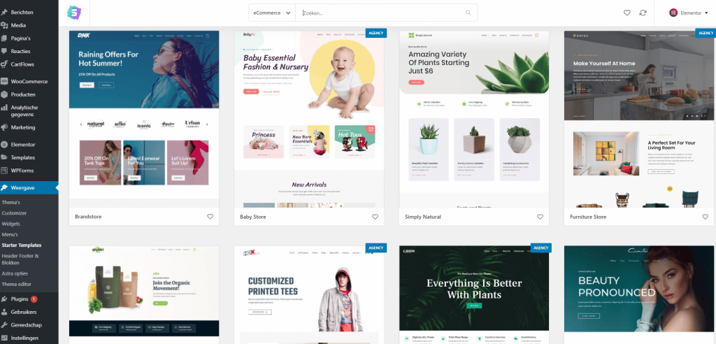 woocommerce website maken