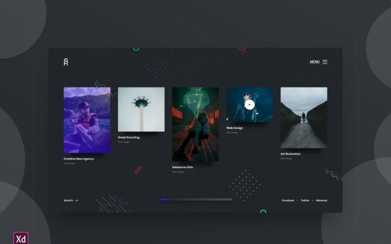 webdesign adobe xd